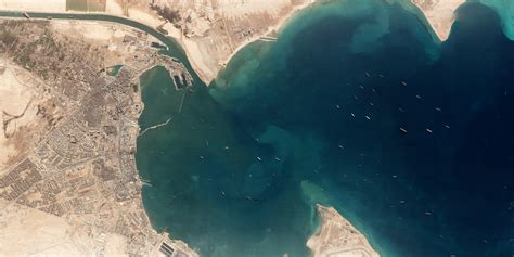 The huge ship stuck in the Suez Canal seen in photos from space | Live Science