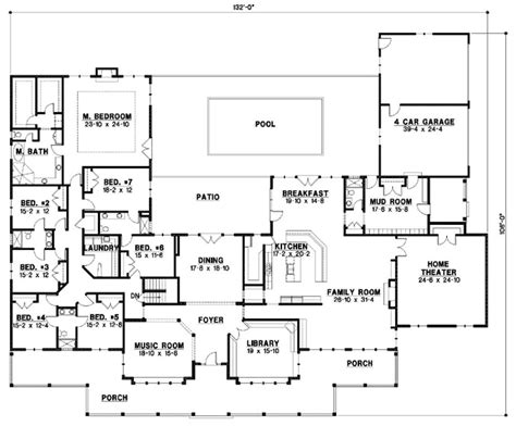 6 Bedroom House Floor Plans | online information