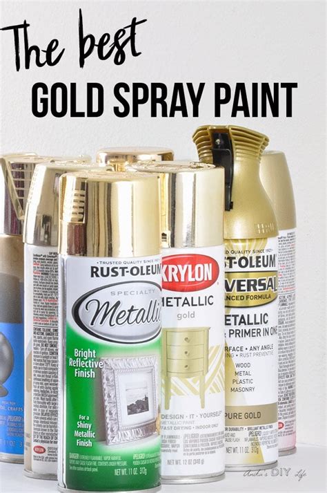 The Best Gold Spray Paint Out There! - Anika's DIY Life