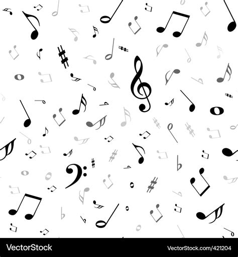 Music notes background Royalty Free Vector Image