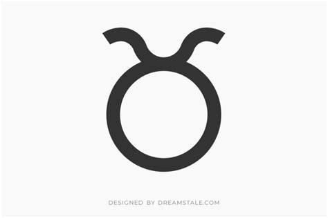 Taurus Zodiac Sign Free SVG Clipart - Dreamstale