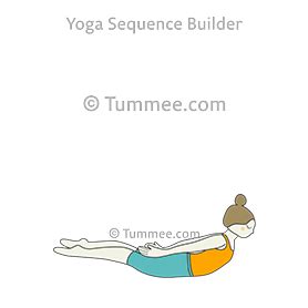 Locust Pose (Salabhasana) Steps | Tummee.com