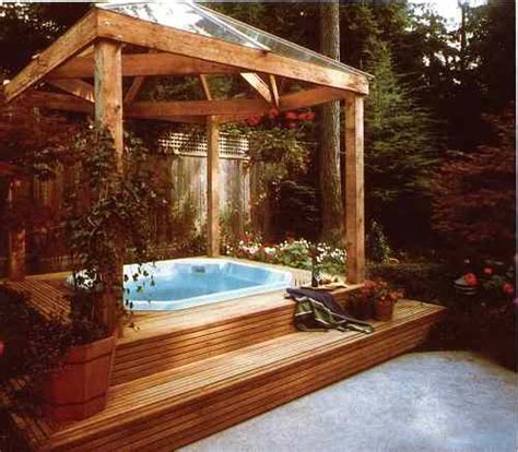 Lighting Ideas For Hot Tub Gazebo ~ 30 Hot Tub Deck Ideas | kesaniesan.github.io