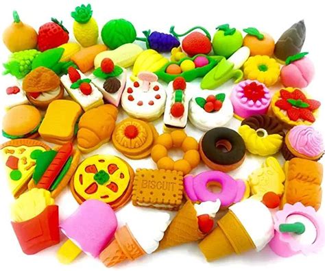 Food Erasers | Erasers, Classroom treats, Novelty toys