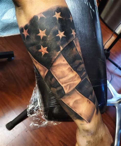 89 Patriotic American Flag Sleeve Tattoo Ideas