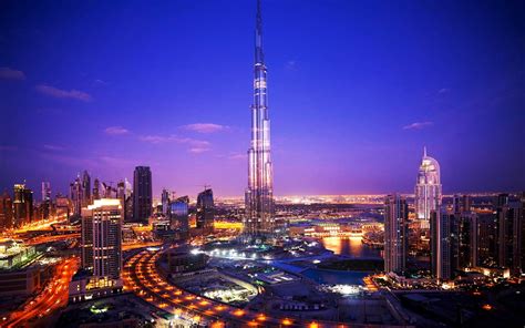 Night Burj Khalifa Tower Dubai Wallpaper [1680x1050]