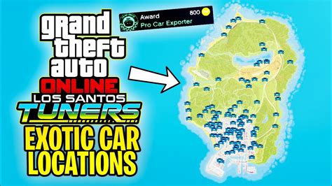 Gta 5 Car Locations Map