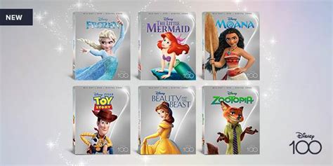 Disney Movie Club Releases 6 Animated Hits in Disney100 Collectible Packaging - LaughingPlace.com