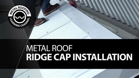 How to install metal roof ridge cap easy metal roofing ridge cap installation finish cut ends ...