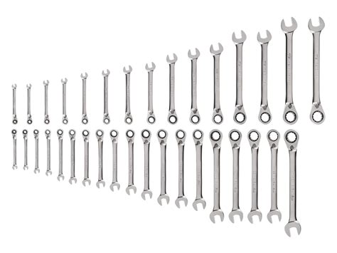 34-Piece Reversible Ratcheting Wrench Set | TEKTON