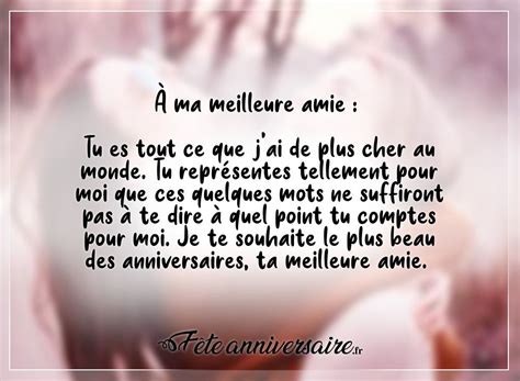 Les meilleures idées de textes d'anniversaire pour une amie Sunday Morning Quotes, Happy ...