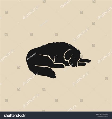 3,230 Dog Sleep Silhouette Images, Stock Photos & Vectors | Shutterstock