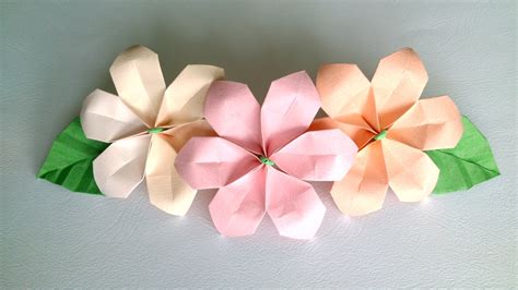 How To Make Origami Flowers Out Of A4 Paper | Best Flower Site