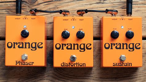 Orange Amps launches ‘70s-inspired Vintage Pedals series for guitar | MusicRadar