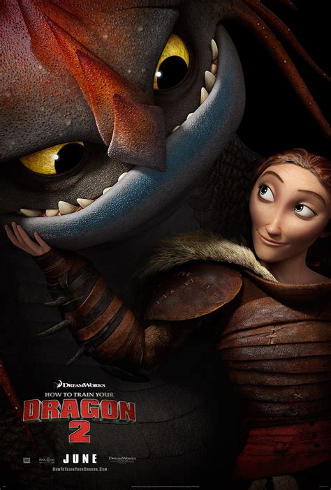 New HTTYD 2 Poster Featuring Valka and Cloudjumper - How to Train Your Dragon Photo (36918759 ...