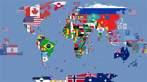 Flag Map of The World (2022) (DT&UCI) : r/MapPorn