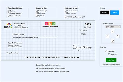 Cheque Printing Software