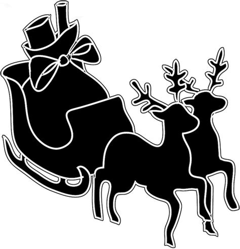 Free Sleigh Silhouette Cliparts, Download Free Sleigh Silhouette Cliparts png images, Free ...