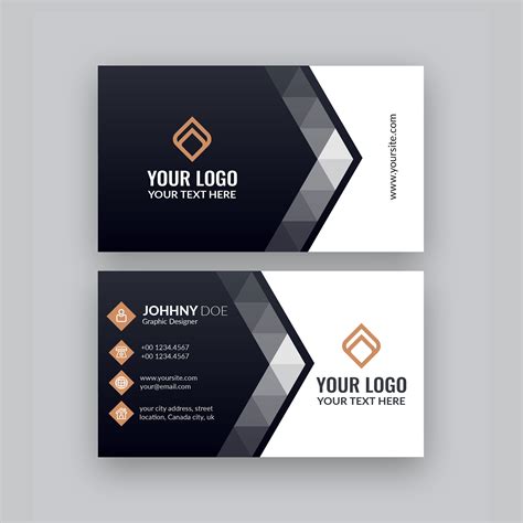 Modern Company Visiting Card Template | Free Business Card Design