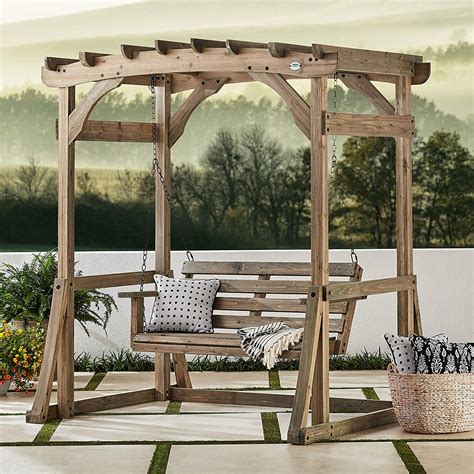 REVIEW: Claremont Pergola Lounger Porch Swing with Stand Set