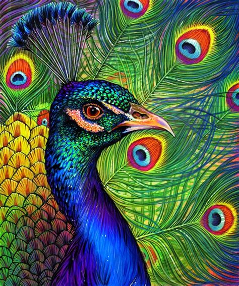 Peacock Drawing at GetDrawings | Free download