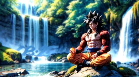 Goku Meditating SS4 Live QHD Wallpaper - DesktopHut