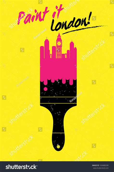 Paint City Poster Design Stock Vector (Royalty Free) 169488338 | Shutterstock