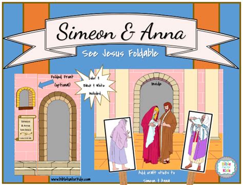 Bible Fun For Kids: Simeon & Anna See Jesus & The Wise Men Bring Gifts Preschool Projects