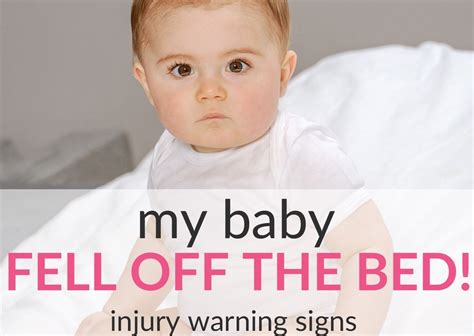 Baby Fell Off The Bed: 10 Injury Warning Signs, What To Do