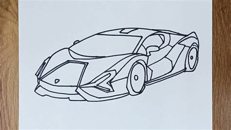 How to draw a Car | How to draw Lamborghini Sian | Drawing | Sketches - YouTube