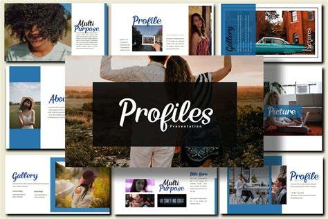 Profiles - Creative Powerpoint Template - Design Template Place