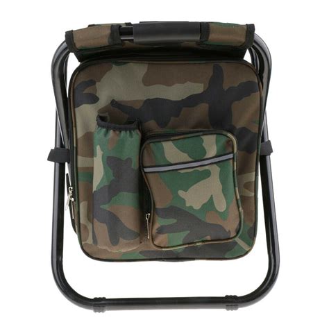 Portable Camping Backpack Insulated Cooler and Chair 3 in 1 Green - Camping Shack Australia