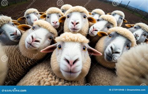 Funny Sheep Take a Selfie on the Farm. Generative Ai Stock Photo - Image of charismatic ...