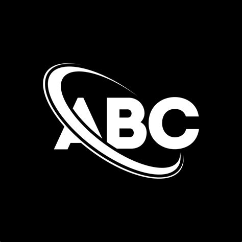 ABC logo. ABC letter. ABC letter logo design. Intitials ABC logo linked with circle and ...