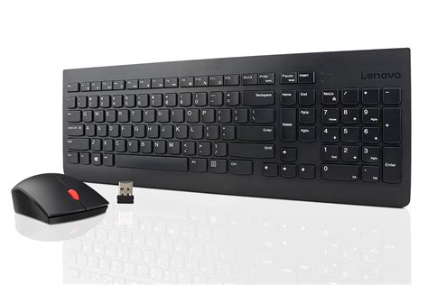 Lenovo 510 Wireless Keyboard & Mouse Combo, 2.4 GHz Nano USB Receiver, Full Size, Island Key ...