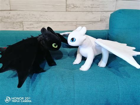 24 light fury plush toy dragon art doll How to train | Etsy