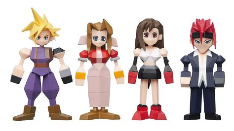 Get your fave Final Fantasy 7 characters as polygon figures | GamesRadar+