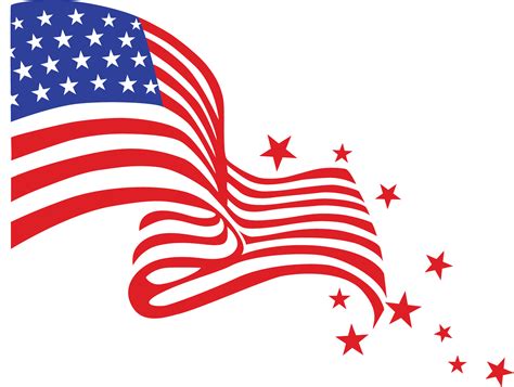 transparent background american flag clip art | American flag clip art, American flag drawing ...