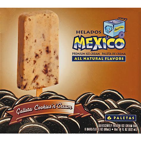 Helados Mexico Ice Cream Bar, Cookies 'n' Cream | Ice Cream, Treats & Toppings | Houchen's My IGA