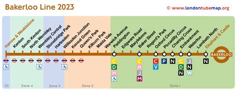 Map Of Bakerloo Line - Alaine Leonelle