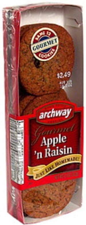 Archway Gourmet Apple' n Raisin Cookies - 12 ea, Nutrition Information | Innit