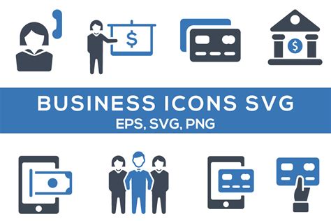 Business Icon SVG Bundle Bundle · Creative Fabrica