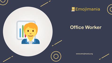 🧑‍💼 Meaning | Office Worker Emoji | Copy and Paste