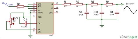 Square Wave Generator Circuit using 4047 IC