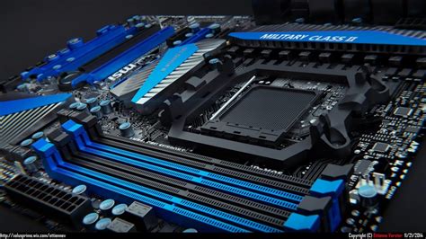 Blue Motherboard Wallpaper