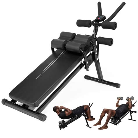 Abdominal Trainer Machine Ab Crunch Machine Sit Up Bench Abdominal Tummy Exercise Equipment Ab ...