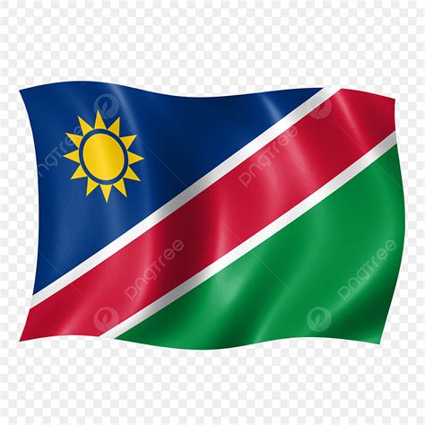 Namibia Flag Clipart PNG Images, Namibia Waving Flag, Waving, Flag, Wave PNG Image For Free Download