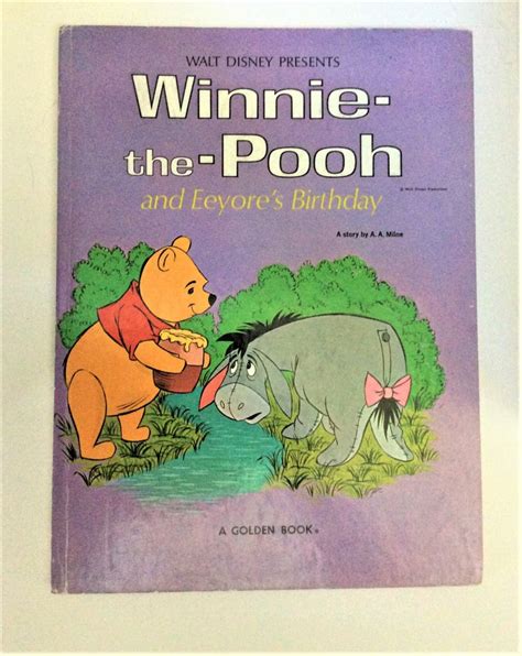 Winnie the Pooh and Eeyores Birthday Story by A.A. Milne - Etsy