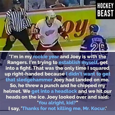 Hockey Beast - Darren McCarty remembers his first fight... | Facebook