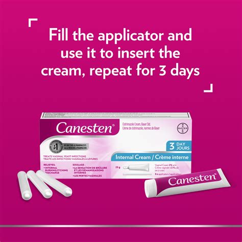 3-Day Cream Yeast Infection Treatment | Canesten Canada